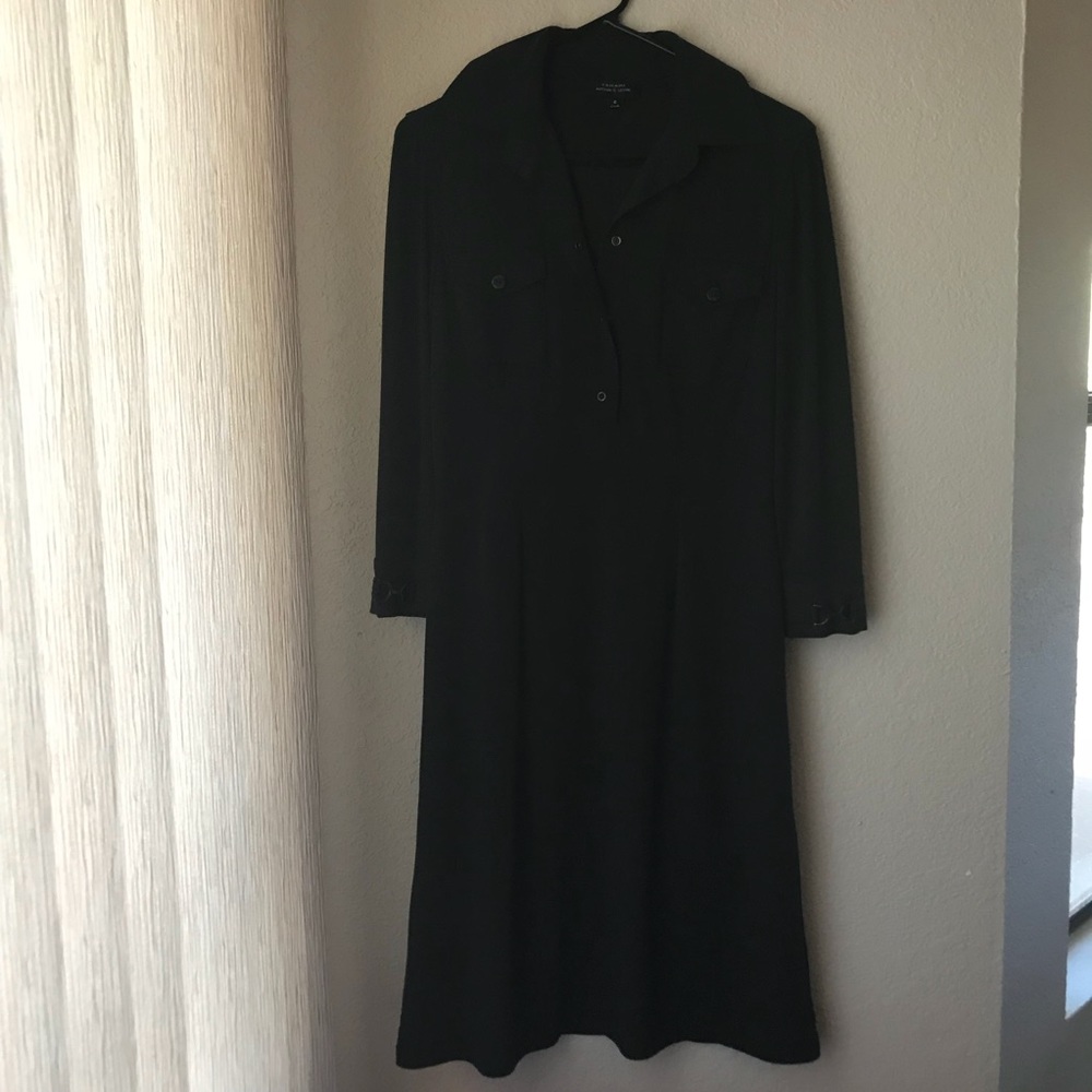 TAHARI Elegant Black Dress
